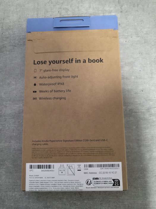 Kindle Paperwhite. 2025. 12 пок. 32гб Signature. Новий Запакований. Червоний