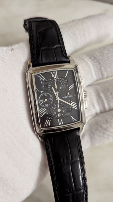 Часы Jacques lemans 1-1609 chronograph, годинник хронограф Австрія