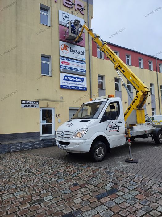 Podnośnik koszowy Wynajem Podnośnika koszowego 20m Szczecin