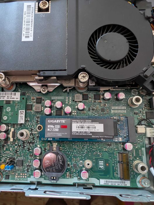 Vendo micropc HP Prodesk g2 Mini i5-6500T usado com ssd nvme 128gb novo e 8gb ram ddr4