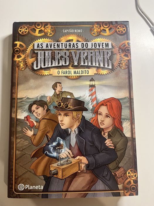 coleção de livros das aventuras do jovem jules verne