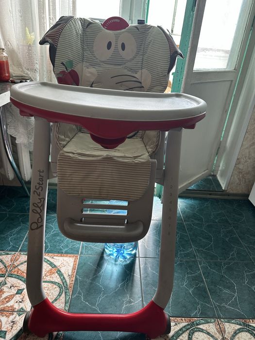 Стульчик для кормления chicco polly