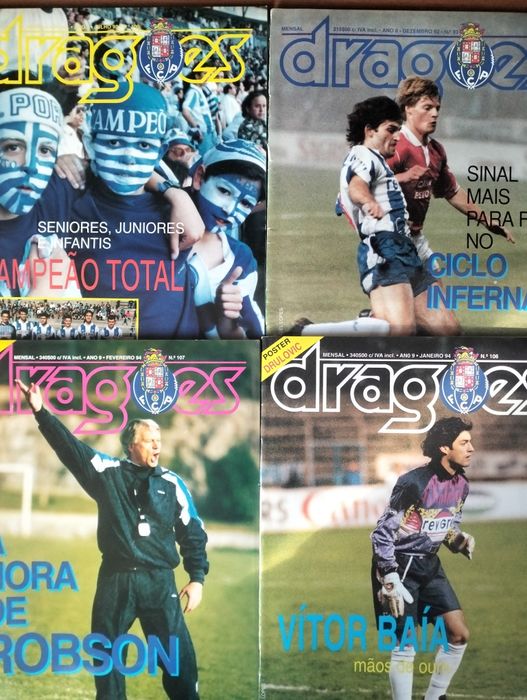Antigas Revistas Dragões FC Porto