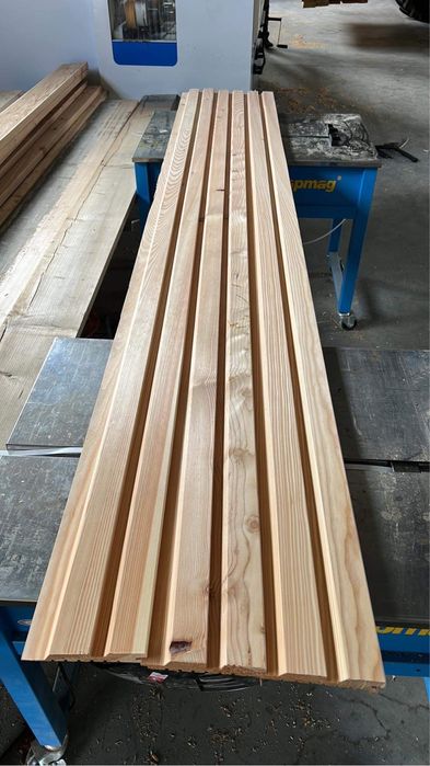 Deska elewacyjna duo romb lamele modrzew swierk