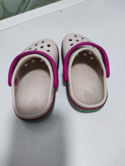 Crocs c 5 рожеві, 22 розмір на стопу 12,3 см