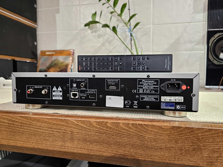 Аудіопрогравач Pioneer N-30-S ЦАП DAC Flac WAV, AIFF, ALAC, DSD