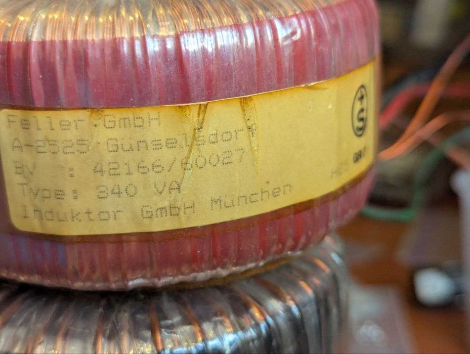 Тороїдальний трансформатор Тор 340 Вт VA (Німеччина) 220- 12В 24В 36В