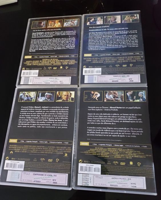 DVD originais 1€ cada