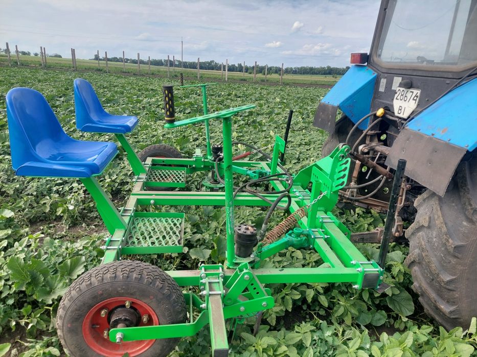 РК-1 Роторний культиватор для гарбузів, капусти.