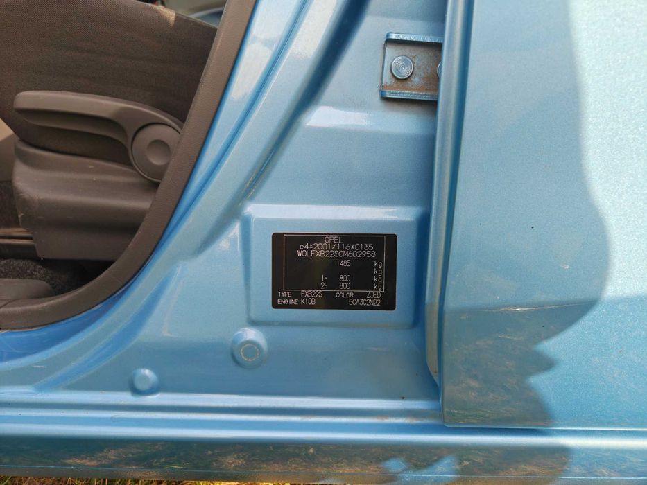 Opel Agila 1.0 Benzyna – 2011 r.