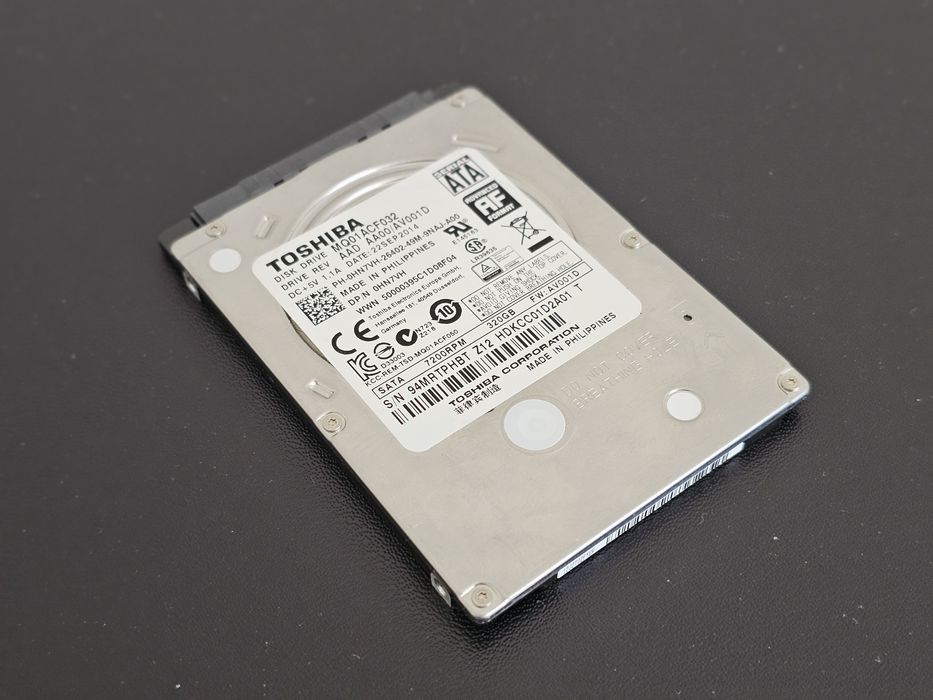 Toshiba MQ01ACF032 wewnętrzny dysk twardy 320 GB