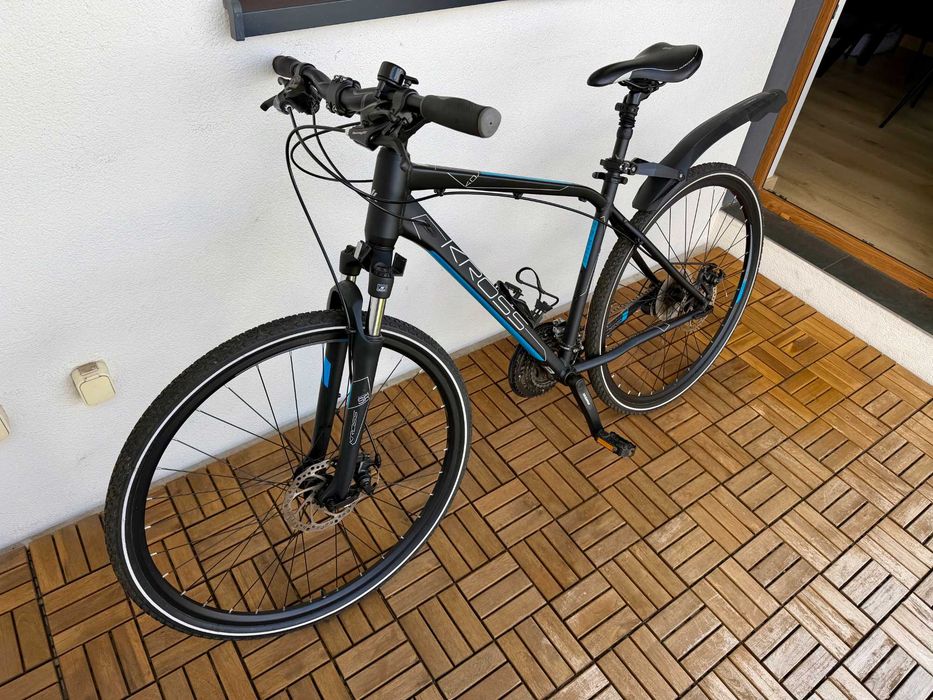 Rower crossowy KROSS Evado 4.0 (Rozm. M) + Akcesoria