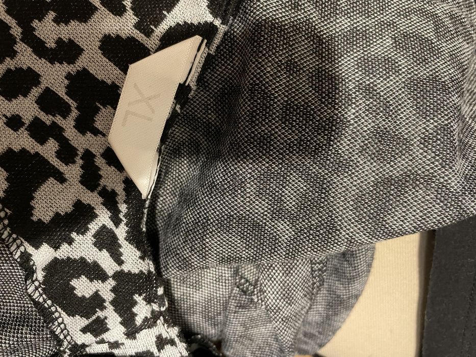 Czarno-biała sukienka mini, wzorzysta, rozmiar XL