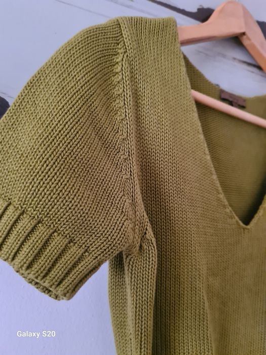 Blusa tom verde meia estação