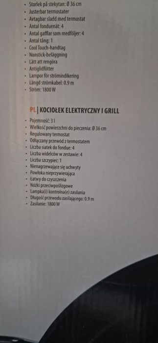 Elektryczny Koreański Grill 1800W 36cm TRISTAR