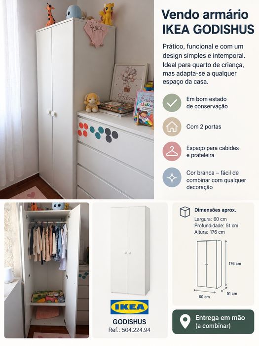 Vendo armário de criança IKEA - GODISHUS