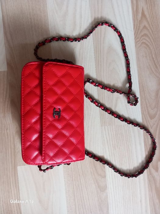 Chanel mała torebka na łańcuszku vintage