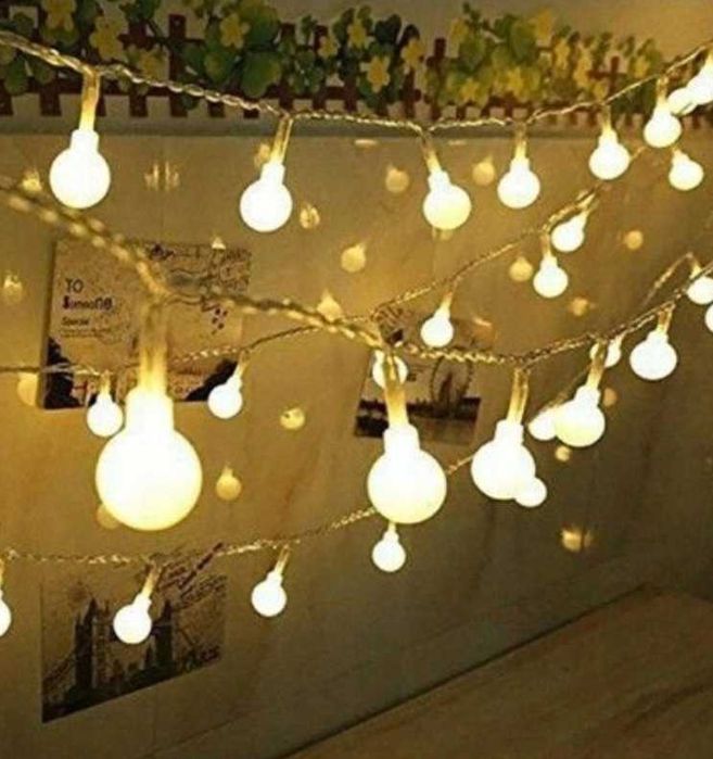 Girlanda ogrodowa lampki LED 50 szt 15m SZNUR *idealne na imprezę*