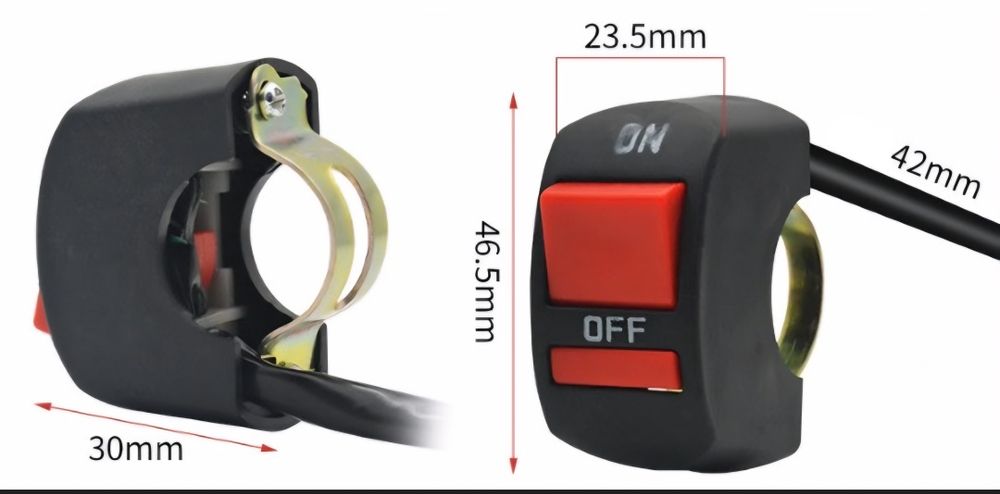 Кнопка переключения света мотоцикл/мопед