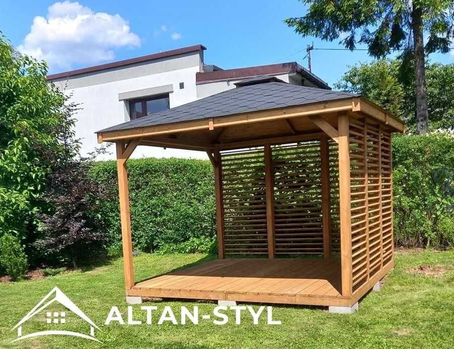 Altany, altanki, wiaty, altana ogrodowa EWELINA 3x3m PRODUCENT