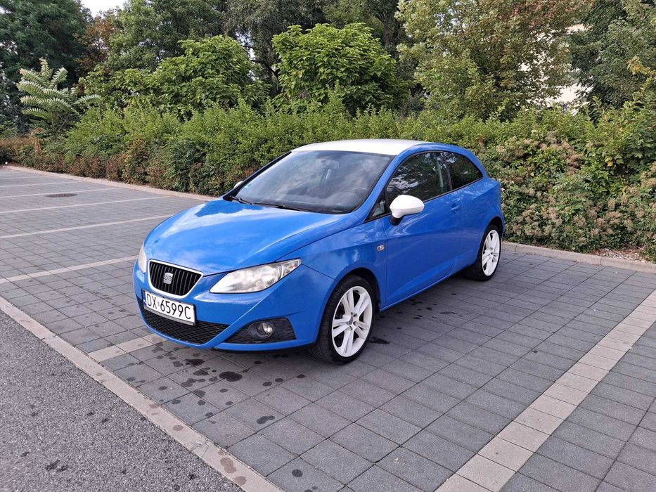 SEAT Ibiza 2009 rok 1.6 benz 3 drzwi ,wersja limitowana stan super