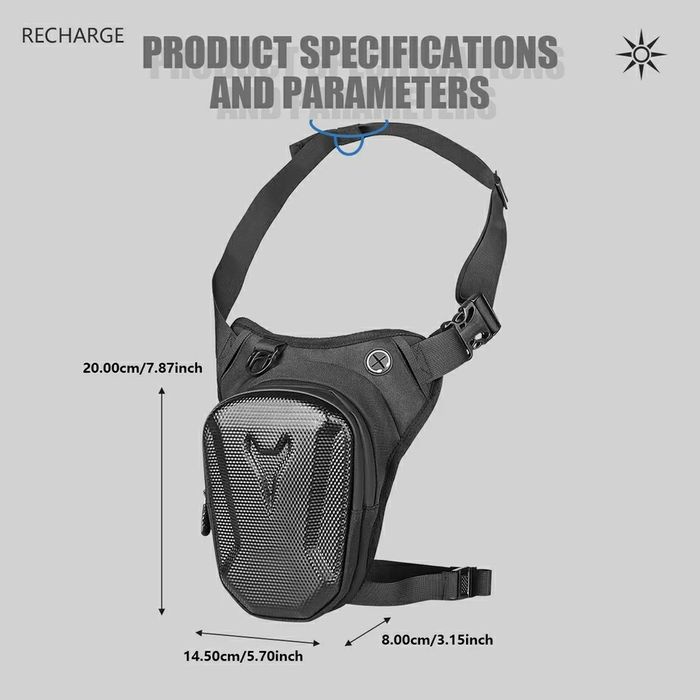Mochila / Bolsa de perna para moto