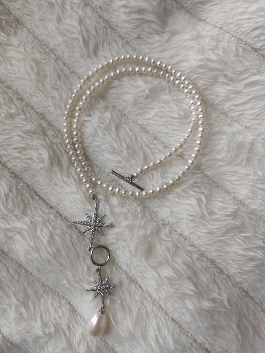 Naszyjnik z pereł naturalnych