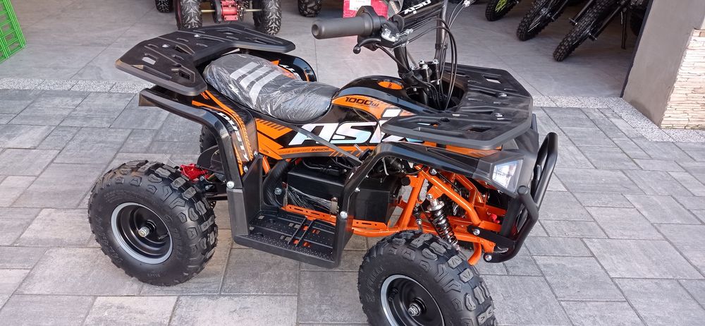 Atv mini  quad  Asix E-m10 1000W , pilot , światła led