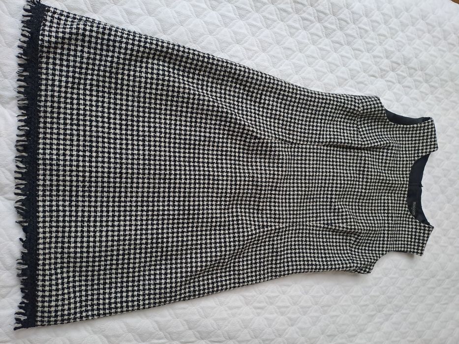 Sukienka w pepitkę Bialcon welniana