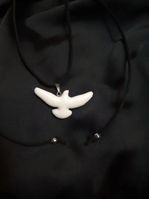 Чокер-підвіска пташка ручної роботи