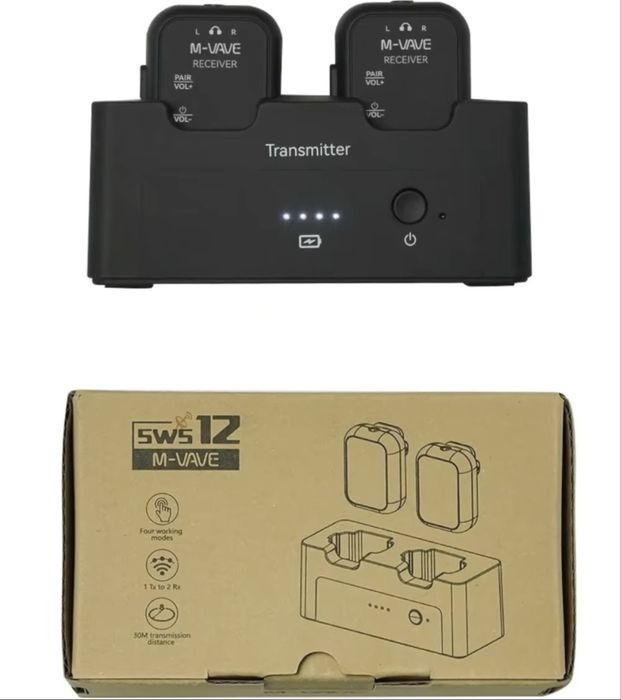 M-VAVE WP-12 – Sistema de Monitoramento Sem Fio 2.4G