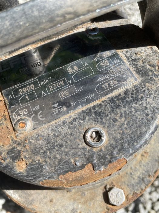 pompa lfp dn 100 z rozdrabniaczem