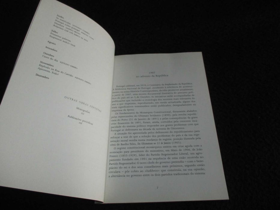 Livro 1907 No advento da República Manuela Rêgo 2007
