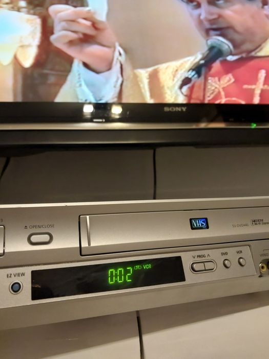 Samsung SV-DVD440 MP3 DVD/VCR DUAL DECK Magnetowid z pilotem