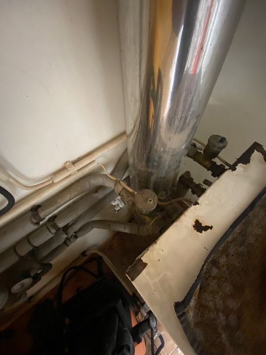 Caldeira a gasoleo com cisterna