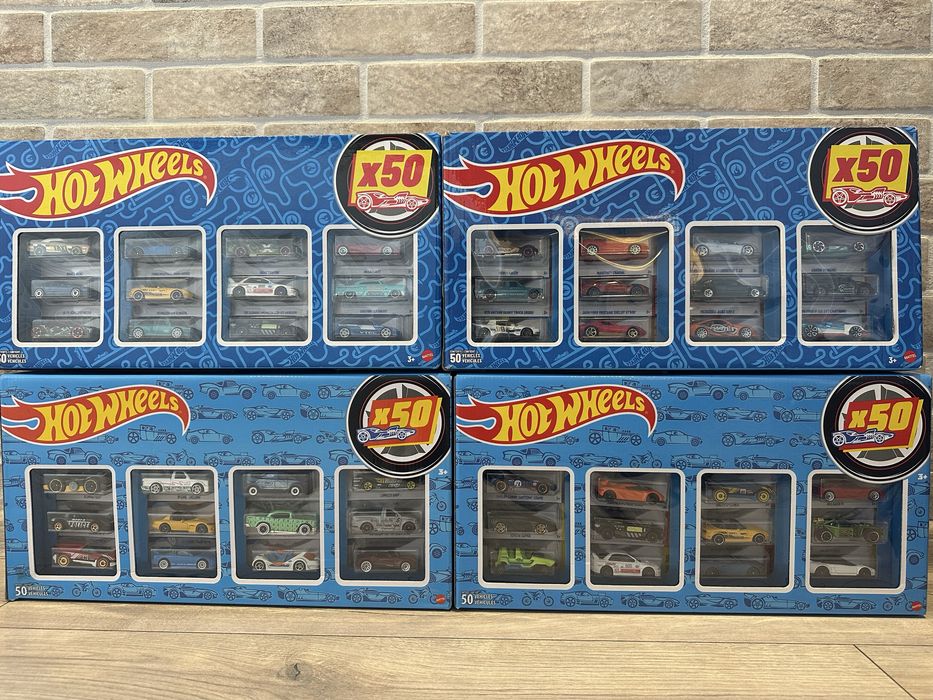 Hot Wheels Хот Вілс 50 шт Mattel