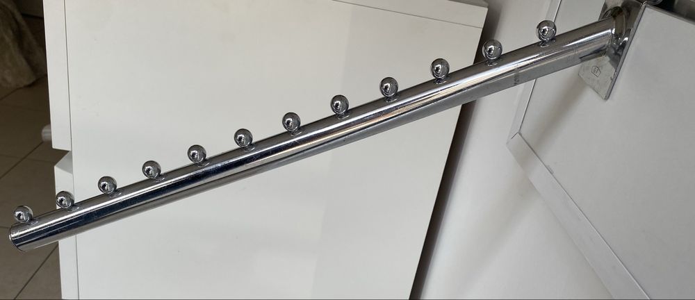 Conj. De 3 ganchos  para painel em inox