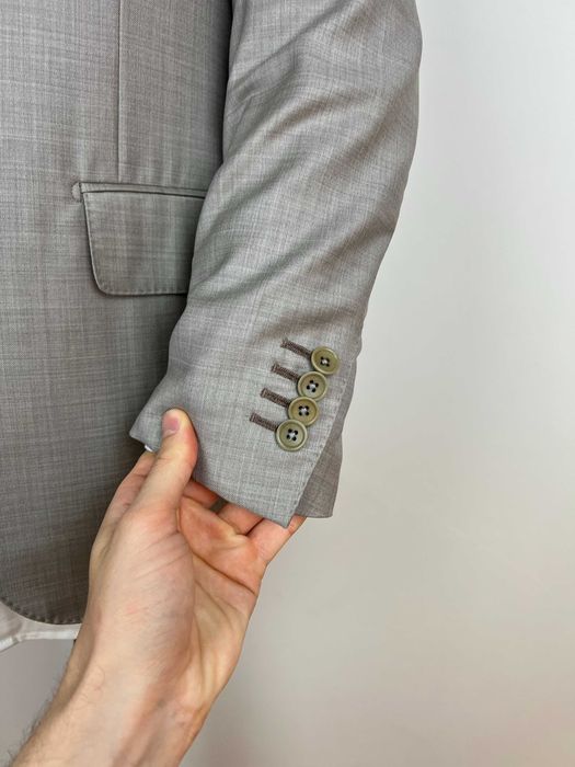 SERGIO NESCI x ZEGNA Beige Wool Suit класичний костюм-двійка Італія + вовна Зенья