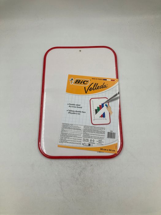 outlet outlet biała tablica bic 30 cm x 44 cm do nauki pracy domu na ściane