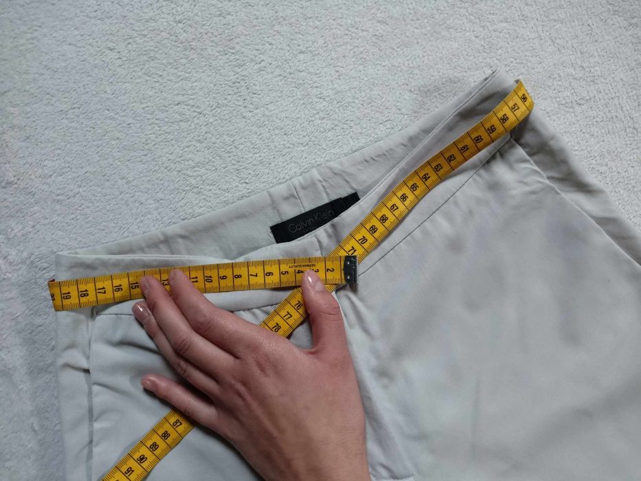 Spodnie wełna Calvin Klein