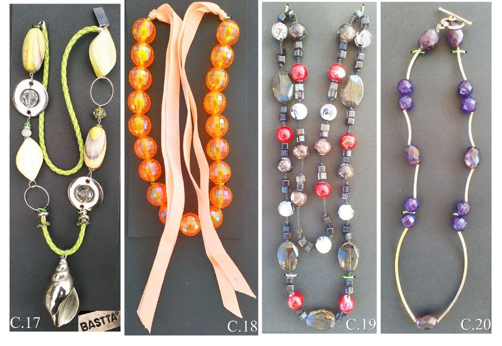 Colares (Betsey Johnson; Bastta), Correntes, Terços