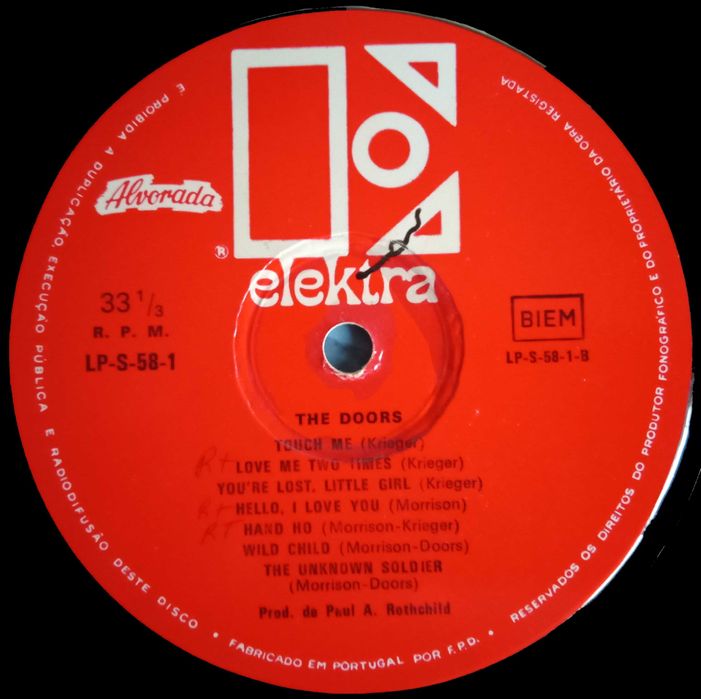 Doors	- - - - -	13	- - - - -	LP