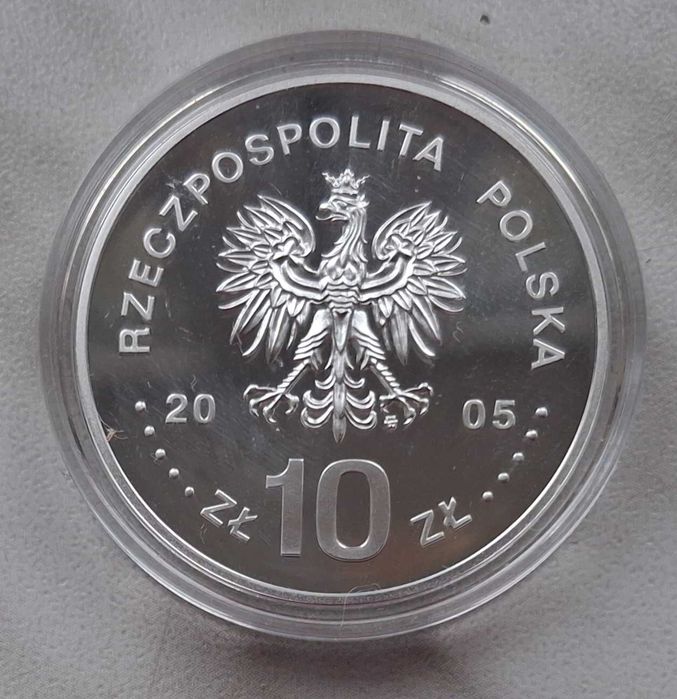3 srebrne monety 10 zł - znani Polacy