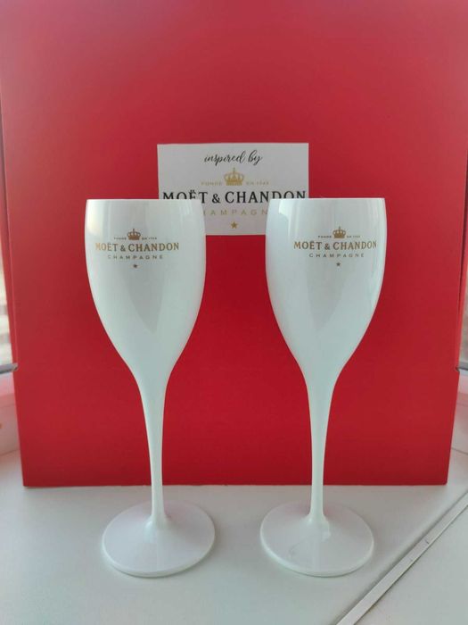 Бокалы акрил Moet & Chandon 0,25 и 0,5 л для шампанского вина