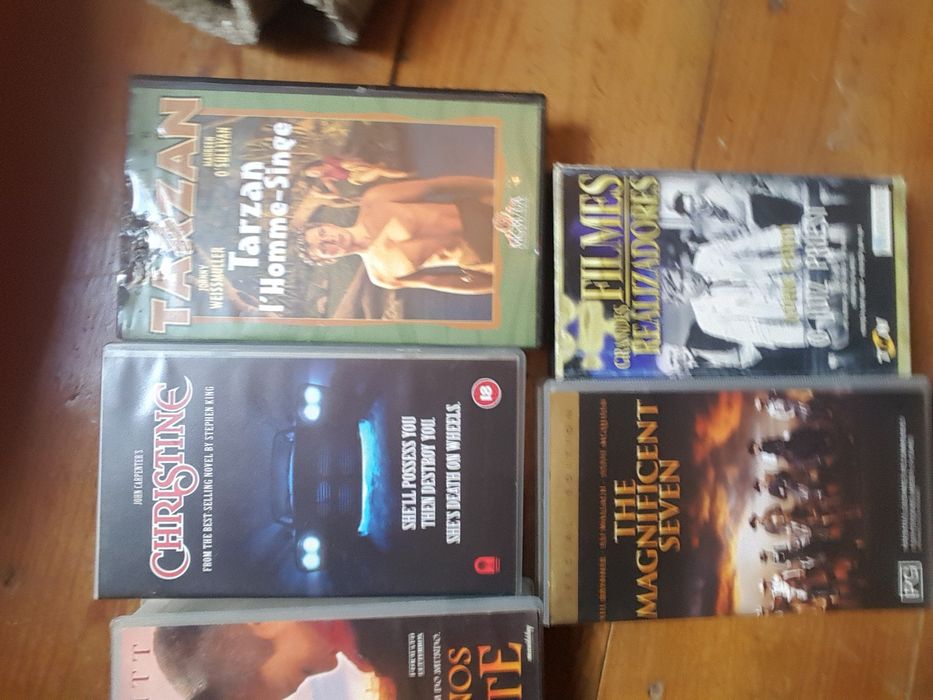 lote VHS cinema clássico.