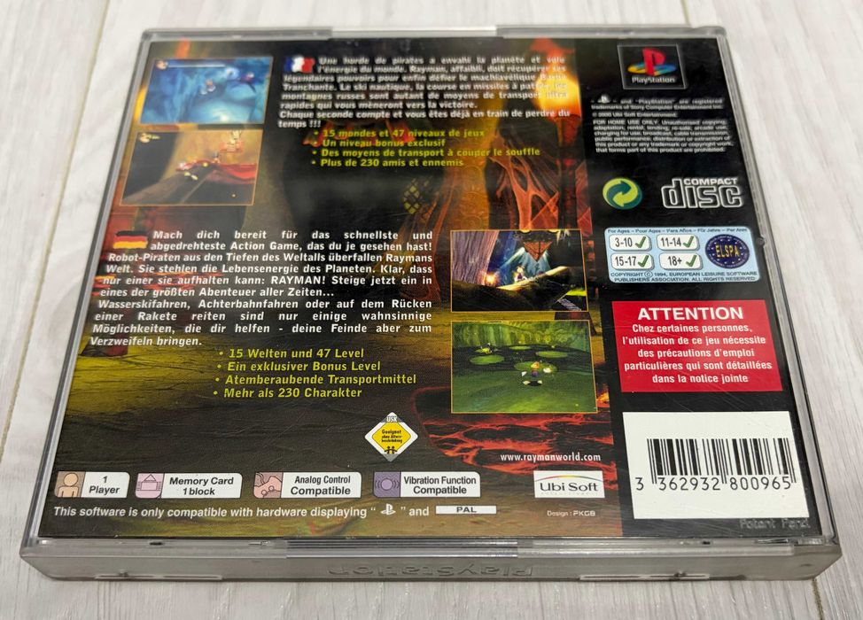 Rayman 2: The Great Escape PSX, PS1, PAL
