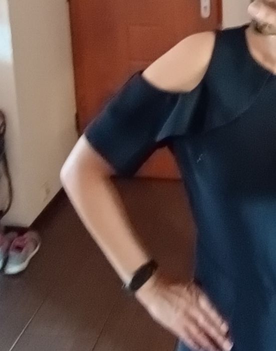 Kombinezon Krótki Letni Elegancki Odkryte Ramiona  Top Shop 40