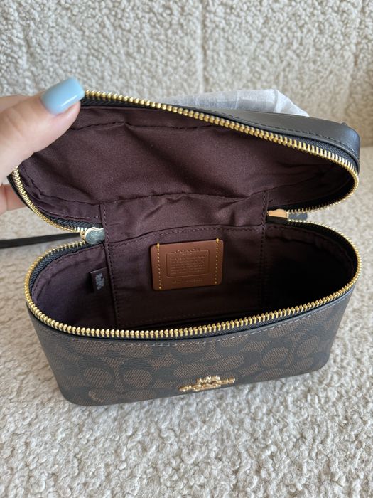 Сумка Coach Rainer Crossbody коричнева/ бежева