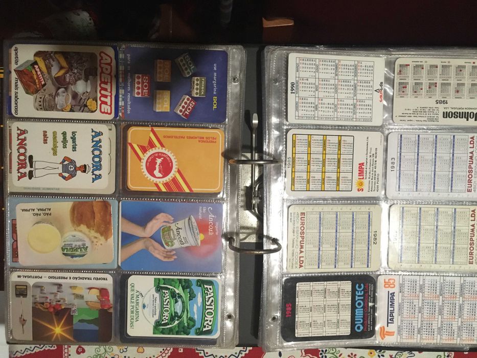 Colecção de 425 calendários raros