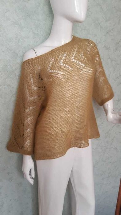 Светр- павутинка , мохер